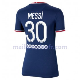 Maillot de Foot Paris Saint-Germain Lionel Messi 30 Domicile 2021-22 - Femme